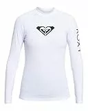 Roxy Whole Hearted - Langärmliger Rashguard mit UPF 50 für Frauen Weiß