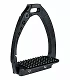 WALDHAUSEN Sicherheitssteigbügel Pro, schwarz matt, 12cm