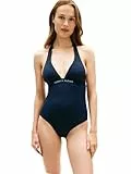 Tommy Hilfiger Damen Rp Op Uw0uw06366 Badeanzug Halter, Blue (Dark Night Navy), M
