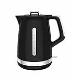 Moulinex Wasserkocher Soleil BY320B | 1,7 L Fassungsvermögen | 360° Drehsockel | 2400 Watt Leistung | Automatische Ausschaltfunktion | Schwarz
