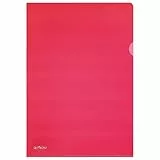 Herlitz 50009091 Aktenhülle A4 Pyramide, rot, 10 Stück im Polybeutel (‎10-er Pack, ‎Rot)