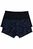 JP 1880 Herren große Größen Übergrößen Menswear L-8XL Hip-Pants FLEXNAMIC®, Oeko-TEX, 2er-Pack, Unterhose Navy blau 7XL 829175130-7XL