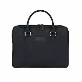 dbramante1928 - Fifth Avenue 15 Zoll - Laptoptasche 100% Recycled - Lieferung mit verstell & Abnehmbarem Schultergurt - Laptop Tasche - Aktentasche Herren - Tasche für Männer und Frauen - Schwarz