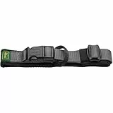 HUNTER Halsband Maldon, Farbe: schwarz, atmungsaktives Mesh, Robustes Nylon, lautlos & allergikerfreundlich, Zugentlastung, integriertes Adresslabel, besonders leicht, Größe: M