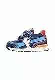 Falcotto Sneakers aus Veloursleder und technischem Gewebe, blau- 29
