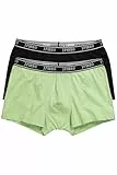 JP 1880 Herren große Größen bis 18, Boxer, Hipster, Boxershorts im 2-er-Pack, Doppelpack Elastikbund aus Web, Baumwoll-Jersey grün 12 709549418-12