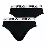 Fila Herren Slips 2-stück FU5015/2 Man Brief 200 L, 200 Black, L, FU5015/2