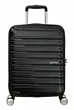 American Tourister Flashline - Spinner S, Handgepäck, 55 cm, 34 L, Schwarz (Shadow Black)