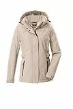 G.I.G.A. DX Damen Softshelljacke/Outdoorjacke mit abzippbarer Kapuze GW 35 WMN SFTSHLL JCKT, hellbeige, 40, 43542-000