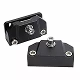 Aramox 2 Stück LED-Lichtleisten Motorhaubenhalterung, Hochleistungs-Aluminiumlegierung Grabenlichthalterung Bohrloser Einbau Universelle Passform für LKWs, SUVs & PKWs