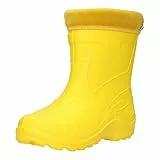 FUZZIO Kinder SeSe Gummistiefel Regenstiefel leichte gefüttert Gelb 30 EU