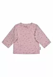 Sterntaler Babyjacke Hase – Baby- und Kinder Babyjacke aus Baumwolljersey mit Hasen-Druck, gefüttert, gewickelt & seitlich zum Knöpfen, Tasche mit Zierschleife, Puderrosa, Größe 68