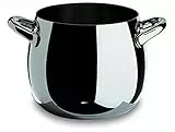 Alessi 'MAMI' Topf aus Edelstahl, 11 x 22 x 32 cm, Silber