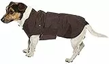 Croci Montreal - Hundemantel, Wintermantel, wasserdichte Jacke, Größe 45 cm, braun
