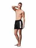 Calvin Klein Herren Badehose Medium Drawstring Lang, Schwarz (Pvh Black), 3XL