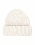 Occulto Damen Winter Mütze mit Wolle (Model: Emma) Cremefarben