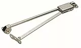 Hettich Bremsklappenhalter (Klappenhalter, Klappenbeschlag) - Schranktiefe Mind. 50 mm, 90° - Stahl, Vernickelt - 1615