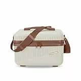 travelite Beautycase Hartschale Handgepäck, Bali, Kosmetikkoffer mit Organizer -und Aufsteckfunktion, 36 cm, 17 Liter