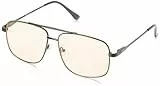 JACK & JONES Herren Jacmads Sunglasses Sonnenbrille, Black/Detail:brown Lense, Einheitsgröße