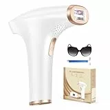 Haarlosy IPL Geräte Haarentfernung Laser - Schmerzfreie Haarentfernungsgerät mit 3 Erweiterte Funktionen HR/SC/RA, 9 Stufen, 999,900 Blitzen zu Hause für Frauen, Männer, Achseln, Bikini, Beine, Körper
