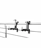 Dehner Blumenkastenhalter, für Höhen 14 - 20 cm, Breiten 12 - 21 cm, Kunststoff, anthrazit