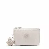 Kipling Creativity S Kleine Geldbörse, Beutel, Etuis, Metallic Glow (Silver)