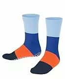FALKE Unisex Kinder Stoppersocken Summer K Hp Baumwolle rutschhemmende Noppen 1 Paar, Blau Crystal Blue 6290, 39/42 EU