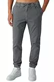 Smith & Solo Chino Hose Herren - Chinohose Baumwolle Freizeithose Hosen Arbeitshosen Männer mit Kordelzug Jogginghose Regul Chinos Lang (Anthrazit, XL)