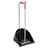 KERBL Mistboy Kit fourche à fumier avec pelle - Noir (longueur 90 cm, raclette à fumier pour le nettoyage dans l'écurie) 324107