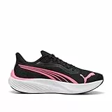 Puma Pounce LITE, Unisex Straßen-Laufschuh, Puma Black-Sun Struck,