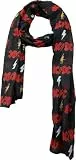 AC/DC Logo Unisex Tuch schwarz/rot 100% Polyester Band-Merch, Bands, Geschenke