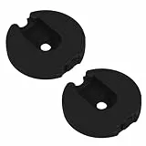 CLISPEED Beschwerter Lampenfuß 9cm aus Eisen Runde Stabilisatorplatte für Stehlampen und Tischlampen Schwerer Sockel für Büro Wohnzimmer und Schlafzimmer Ersatzteil für Stabile Beleuchtung