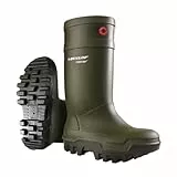 DUNLOP Protective Footwear Herren Purofort Thermo+ Fuld sikkerhed Gummistiefel, Grün, 44/45 EU