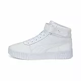 PUMA Damen Carina 2.0 Mid Sneaker, White White Silver, 40.5 EU