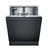 Siemens SN63EX28AE iQ300, Vollintegrierter Geschirrspüler, 60 cm, Made in Germany, varioSpeed Plus - bis zu 3-mal schneller spülen, automatische Türöffnung nach Spülende, smartStart, flex Körbe