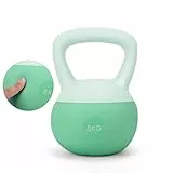 HCT STYLE Kettlebell 8 kg Vinyl für Fitness und Krafttraining