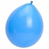 Folat Dunkelblauer Ballon 30cm - 10 Stück, Blau