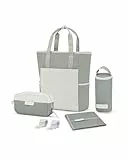 Kapten & Son Rucksack Lindby Diaper Set Muted Sage 18L | 2in1 Wickelrucksack & Wickeltasche mit Kinderwagen- und Kofferbefestigung | inklusive Kulturtasche, Wickelunterlage & isolierter Flaschenhalter