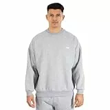 SMILODOX Sweatshirt Herren Kade, Regular Fit Sweatshirt, Pullover Herren, Langarmshirt Herren, Rundhalsauschnitt Sweater Herren, Weiche Baumwollmischung Pulli Herren, Komfort & Stil für Sport & Alltag