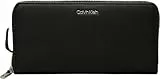 Calvin Klein Damen Geldbörse Wallet Groß, Schwarz (Black), Einheitsgröße