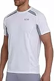 TCA Sport Tshirts für Herren Fitness - Kurzarm Sport Shirt für Männer - Quickdry Performance T-Shirt und Gym Oberteil - Herren Sport Tshirt atmungsaktiv - Weiss, L