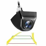 GREENAUTO Dynamische Spuren Rückfahrkamera AHD 1080P Rückfahrkamera Auto Nachrüsten 170° Weitwinkel Nachtsicht IP69K wasserdichte Universal Rückfahrkameras für Wohnmobil SUV Pickup Van