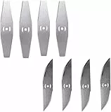 ZJS Elektrische Rasentrimmer, 24 V, elektrische Rasentrimmer, Ersatzklinge, batteriebetrieben, Metallklinge, Zubehör für Garten, Bauernhof, Rasenschnitt, Metall Blade