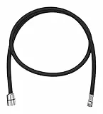Sanitop-Wingenroth Brauseschlauch für Küchenarmaturen | Ersatzbrauseschlauch für Spültischarmaturen mit ausziebarer Brause | M15 x 1/2 Zoll x 1250 mm | Schwarz | 17768 9