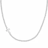 Morellato Cross Herren Halskette aus Stahl, Zirkone - SKR62