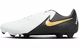 Nike FD6723-100 Phantom GX II Academy FG/MG Herren White/Black-MTLC Gold Coin EU 44