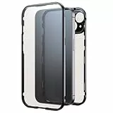 Black Rock Hülle für iPhone 15 (Metallrahmen, 360° Rundumschutz, Wireless Charging kompatibel, ultradünn, slim, Magnet, Cover, Handyhülle für iPhone 15, Case, Handycase) schwarz