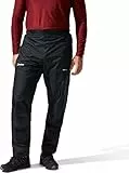 Berghaus Herren Deluge Überhose, wasserdicht und atmungsaktiv | Strapazierfähig | Bequeme Regenhose Hose, Schwarz, M 31