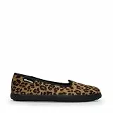 SUPERGA - Ballerinas für Damen, Leder, Casual, 2441 Calfhair, Leopard Print Black, 41 EU