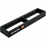 blum AMBIA-LINE Schubladen-Organizer aus pulverbeschichtetem Stahl | ideal geeignet für den Einsatz in Küche, Bad & Wohnbereich | modular erweiterbar | 47×10×5 cm | mit Magnetplatte | Carbonschwarz